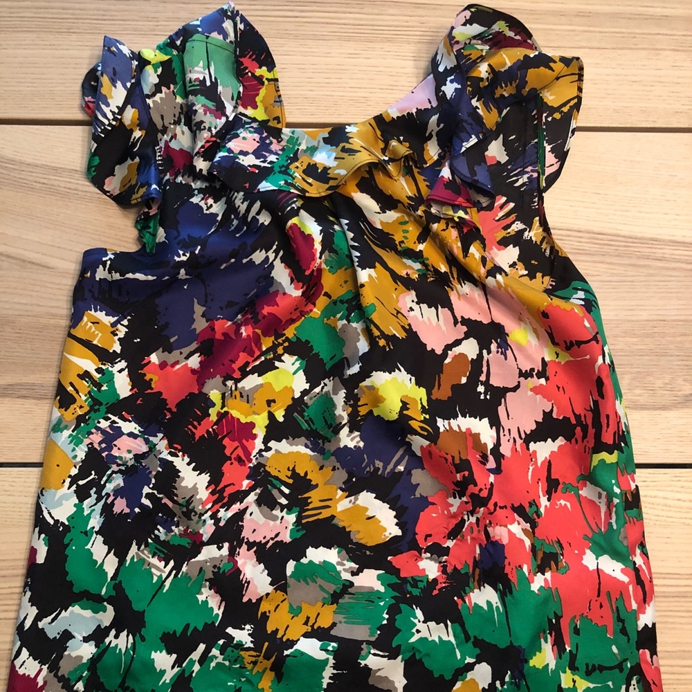 J Crew Colorful Blouse